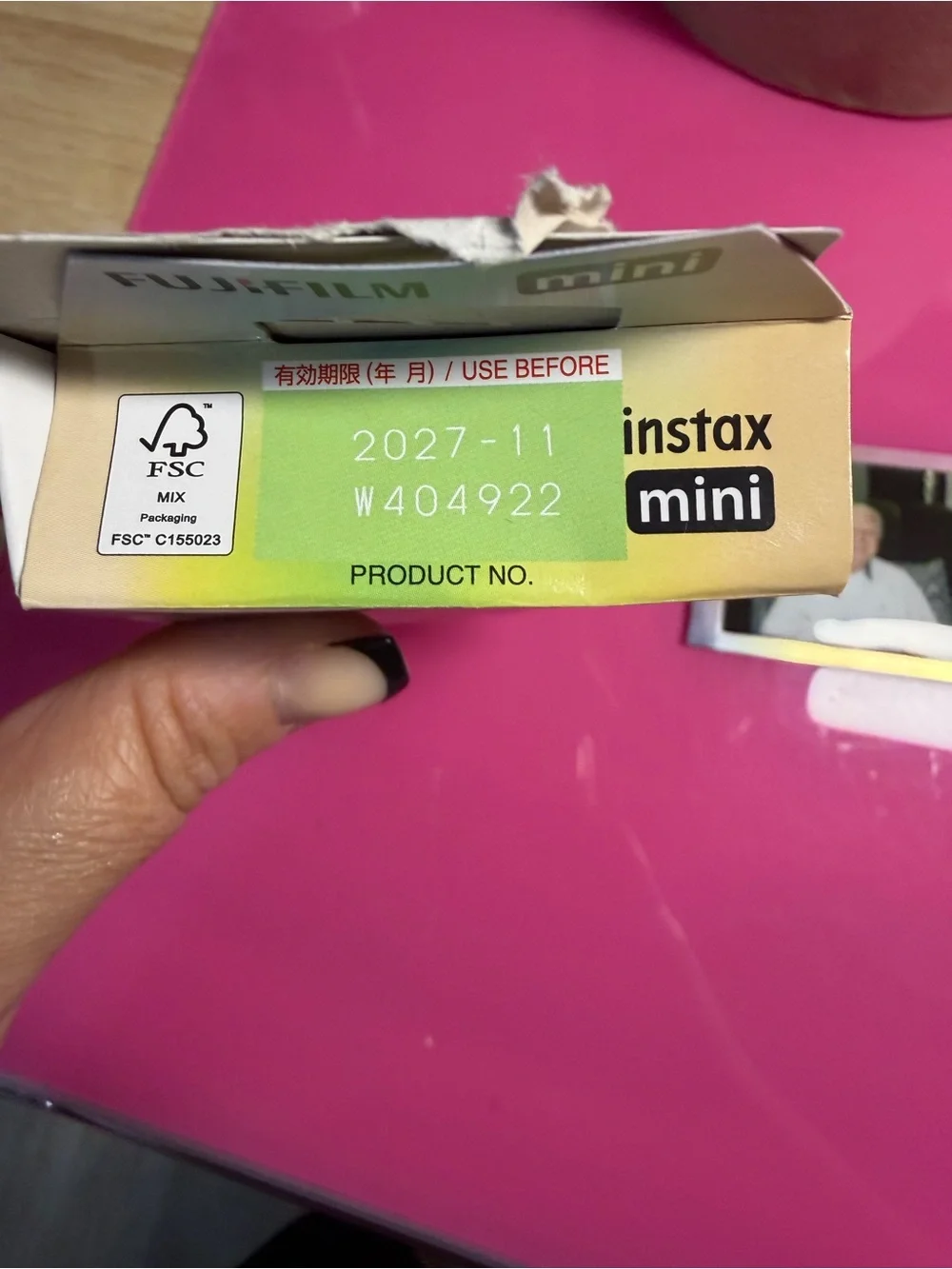 Fujifilm Instax Mini 40 Instant Camera - Black New With Film Read Description!!!